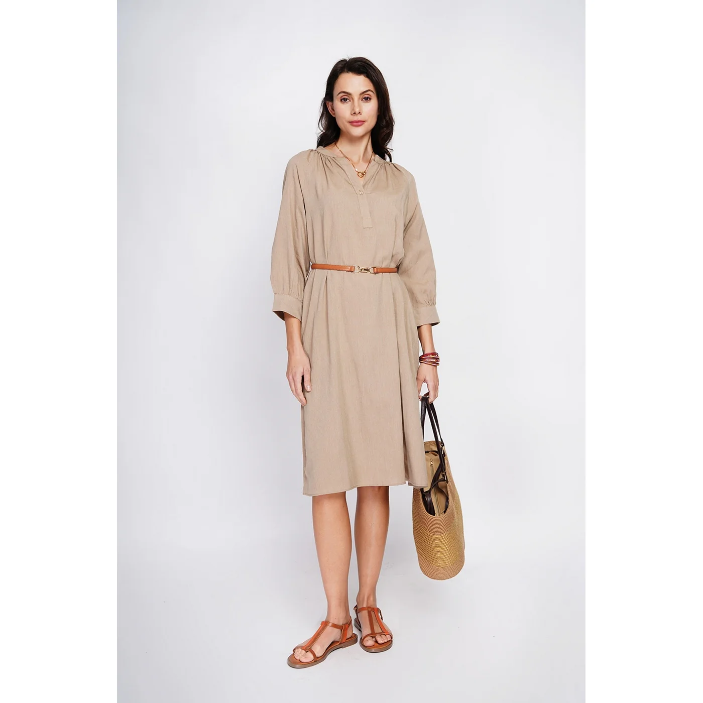 Robe - Camel - Image 2