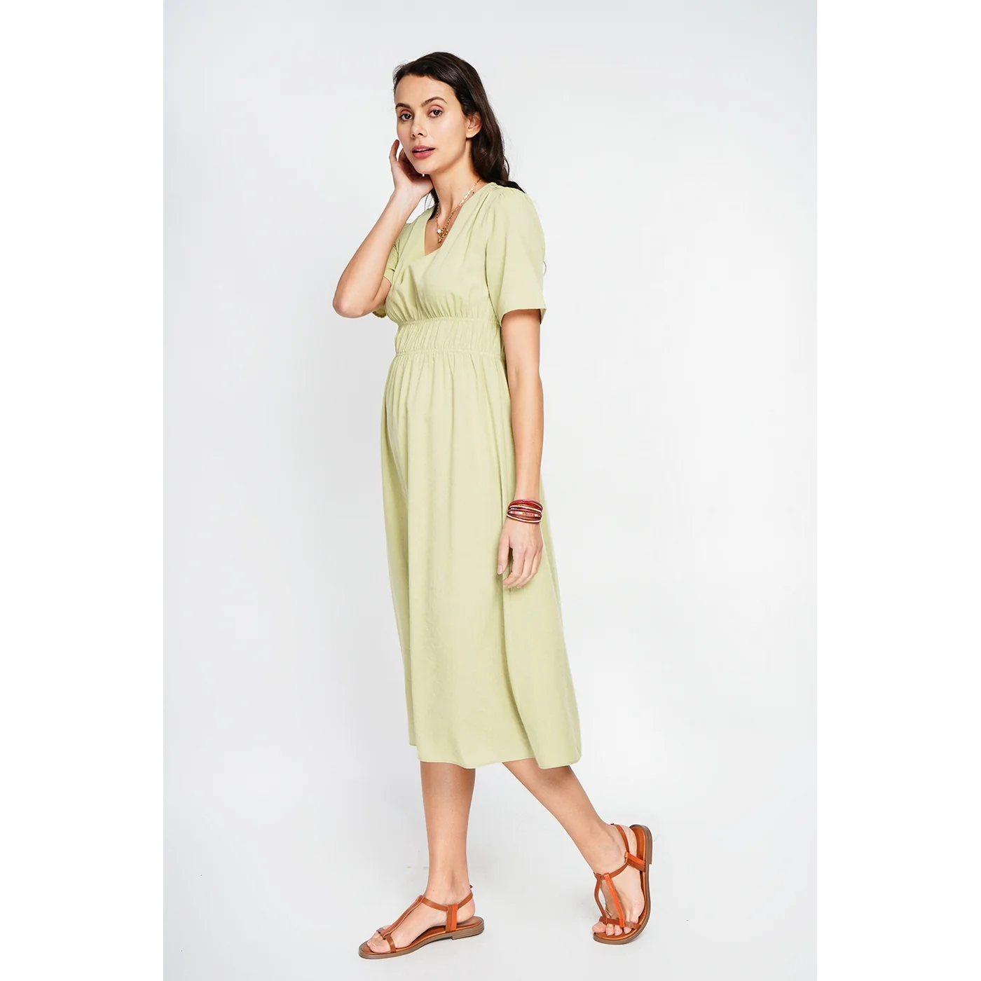Robe - Vert Anis - Image 4