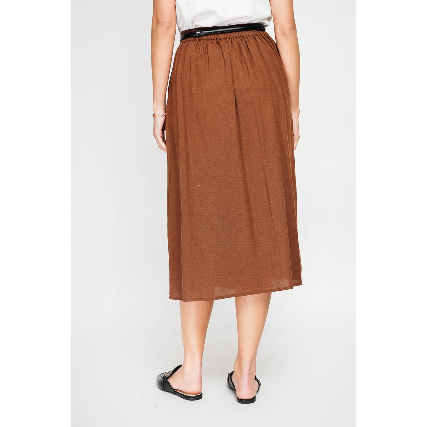 Jupe - Marron - Image 3