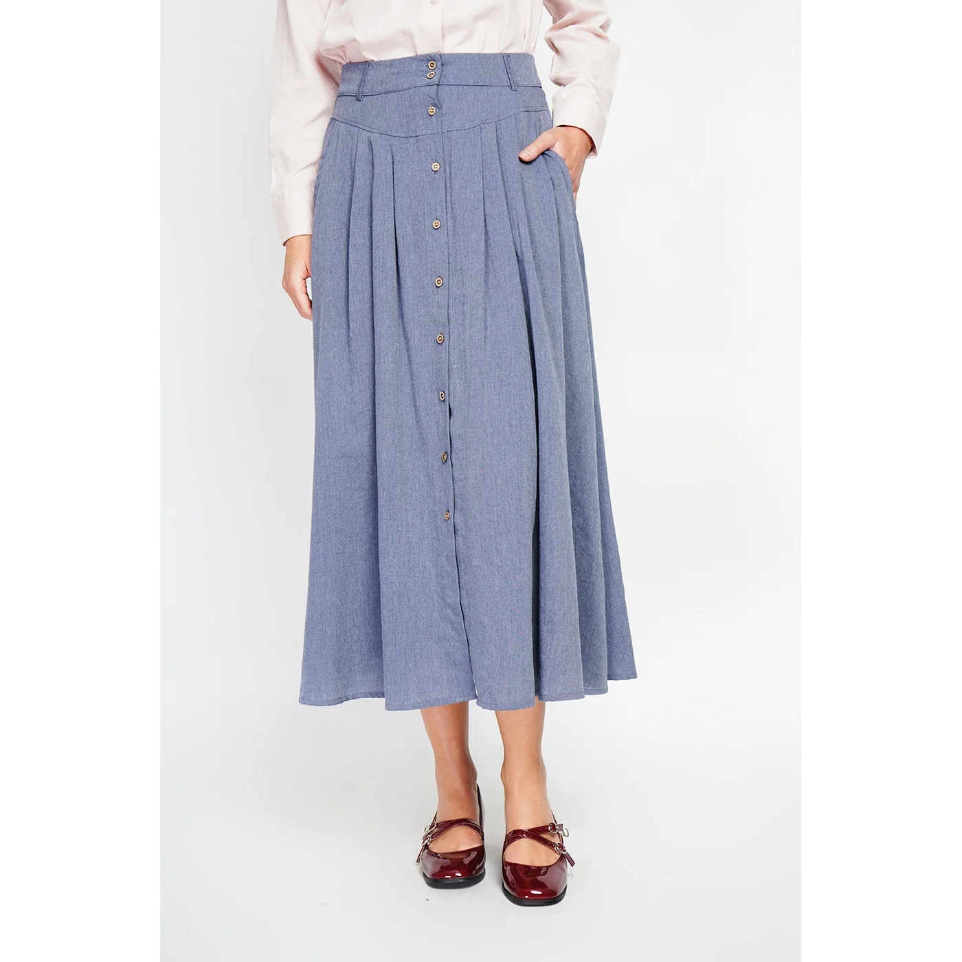 Jupe - Bleu Jeans - Image 5
