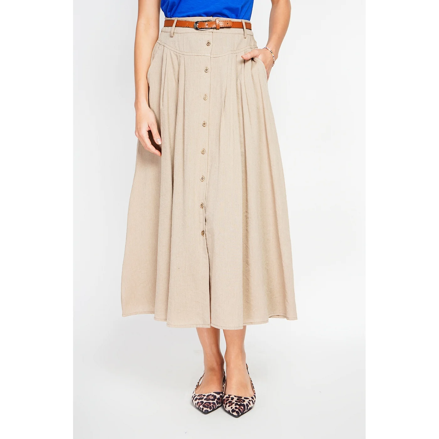 Jupe - Camel - Image 5