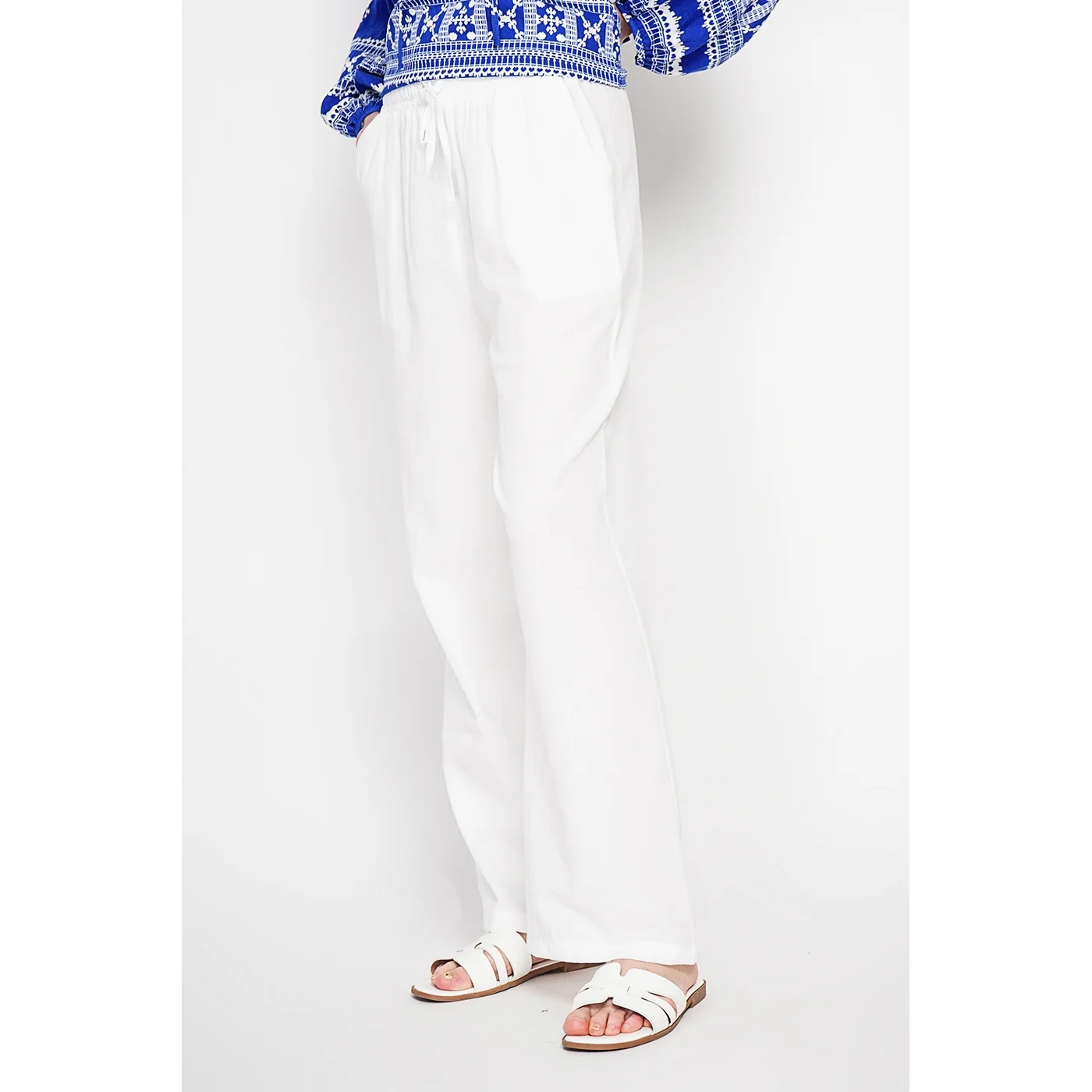 Pantalon - Blanc - Image 2