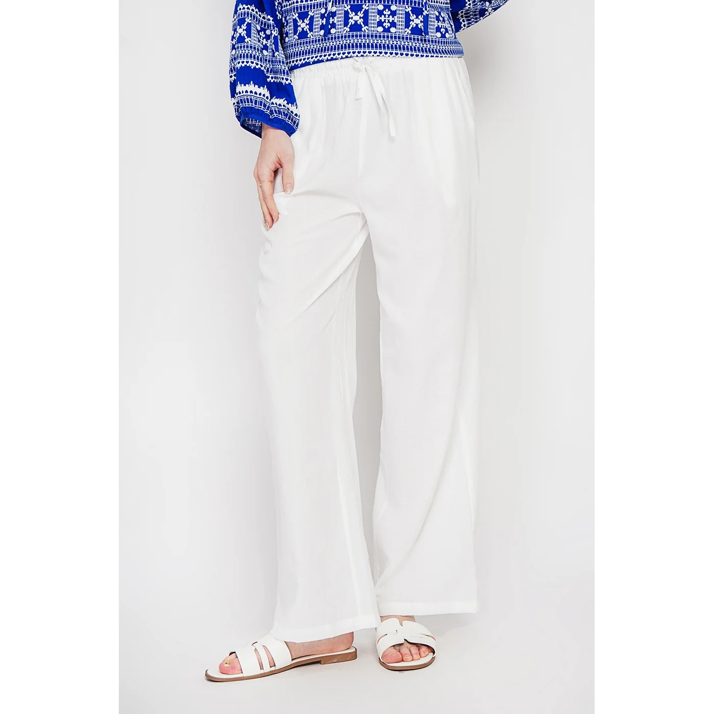 Pantalon - Blanc - Image 4