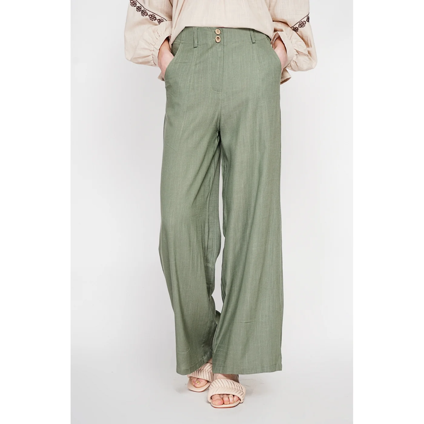 Pantalon - Kaki Claire - Image 2