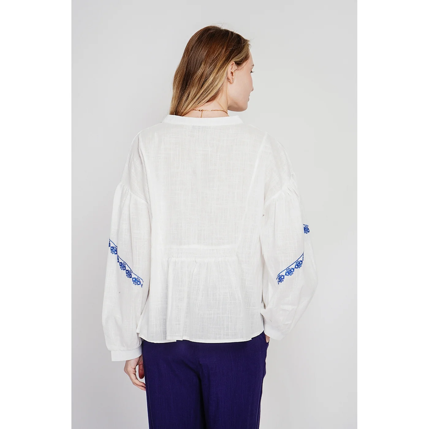 Blouse - Blanc - Image 3
