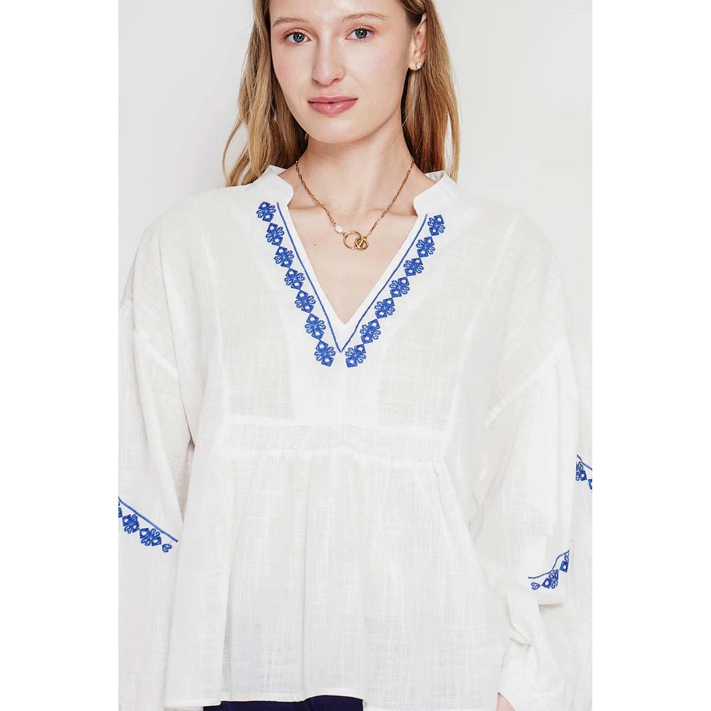 Blouse - Blanc - Image 4
