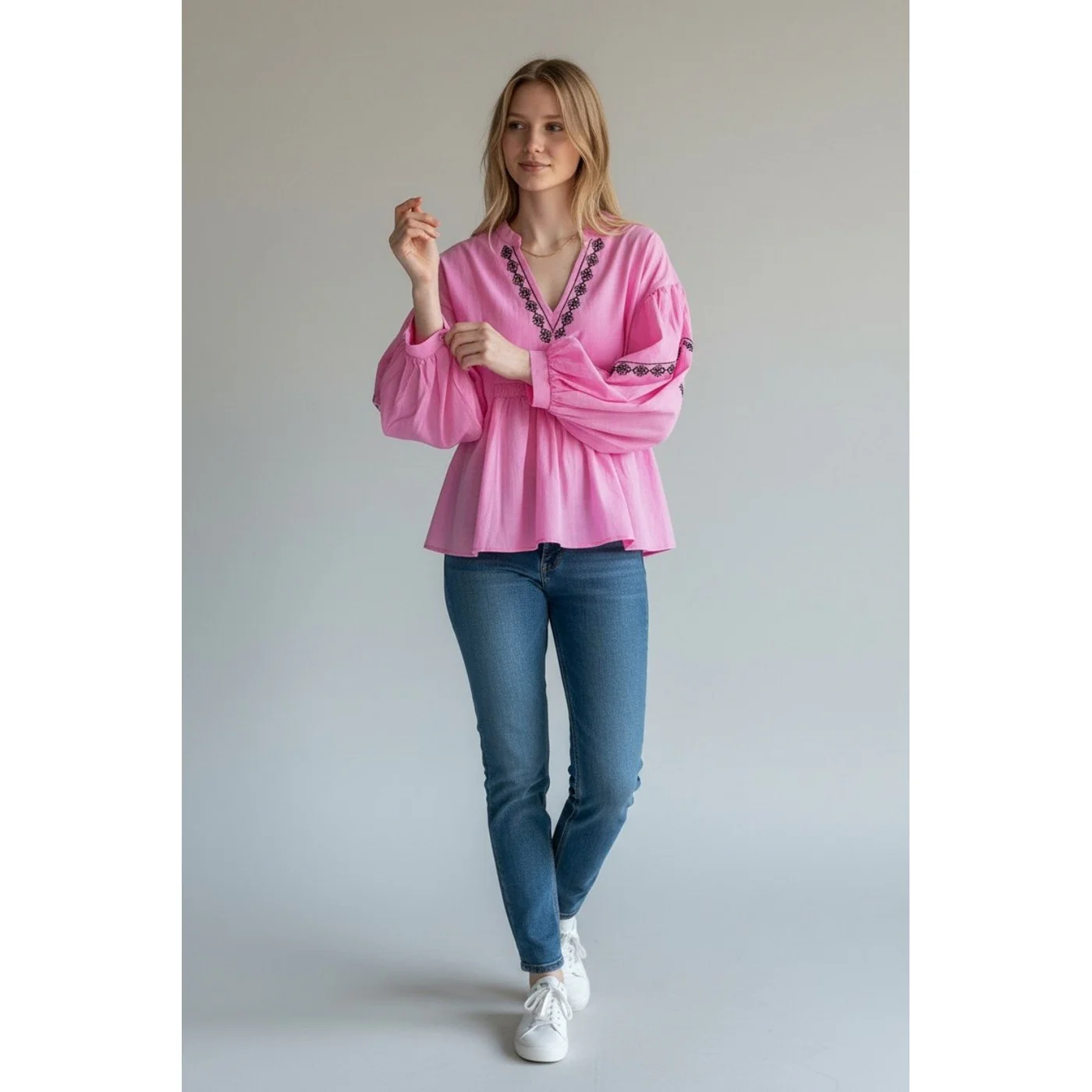 Blouse - Fushia - Image 2