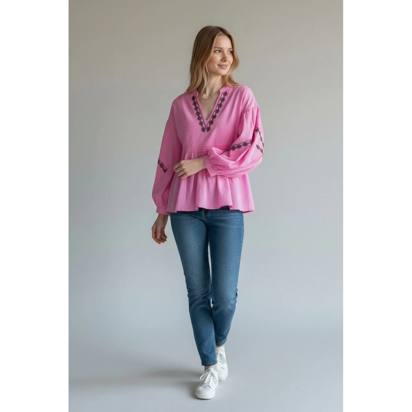 Blouse - Fushia - Image 3