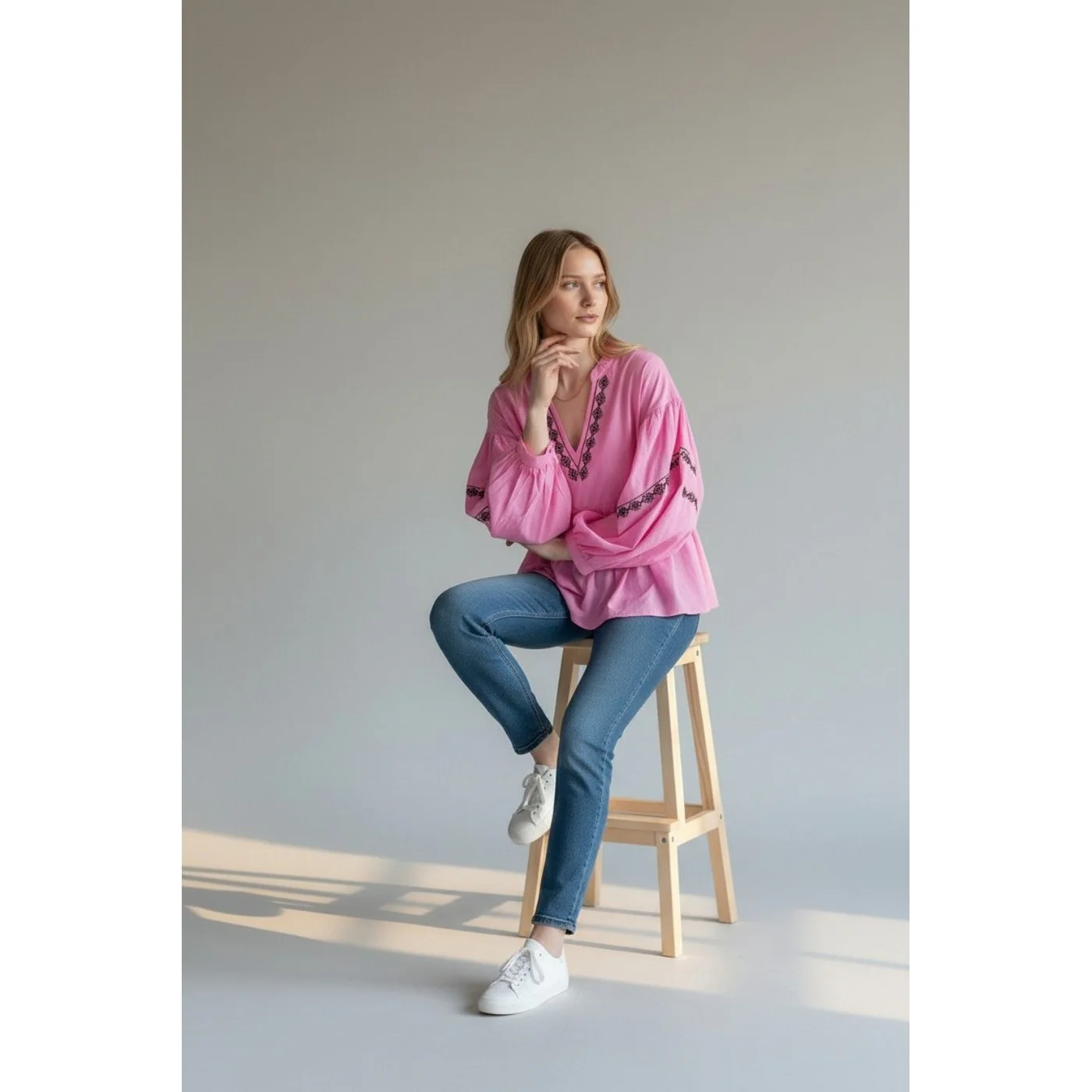 Blouse - Fushia - Image 4
