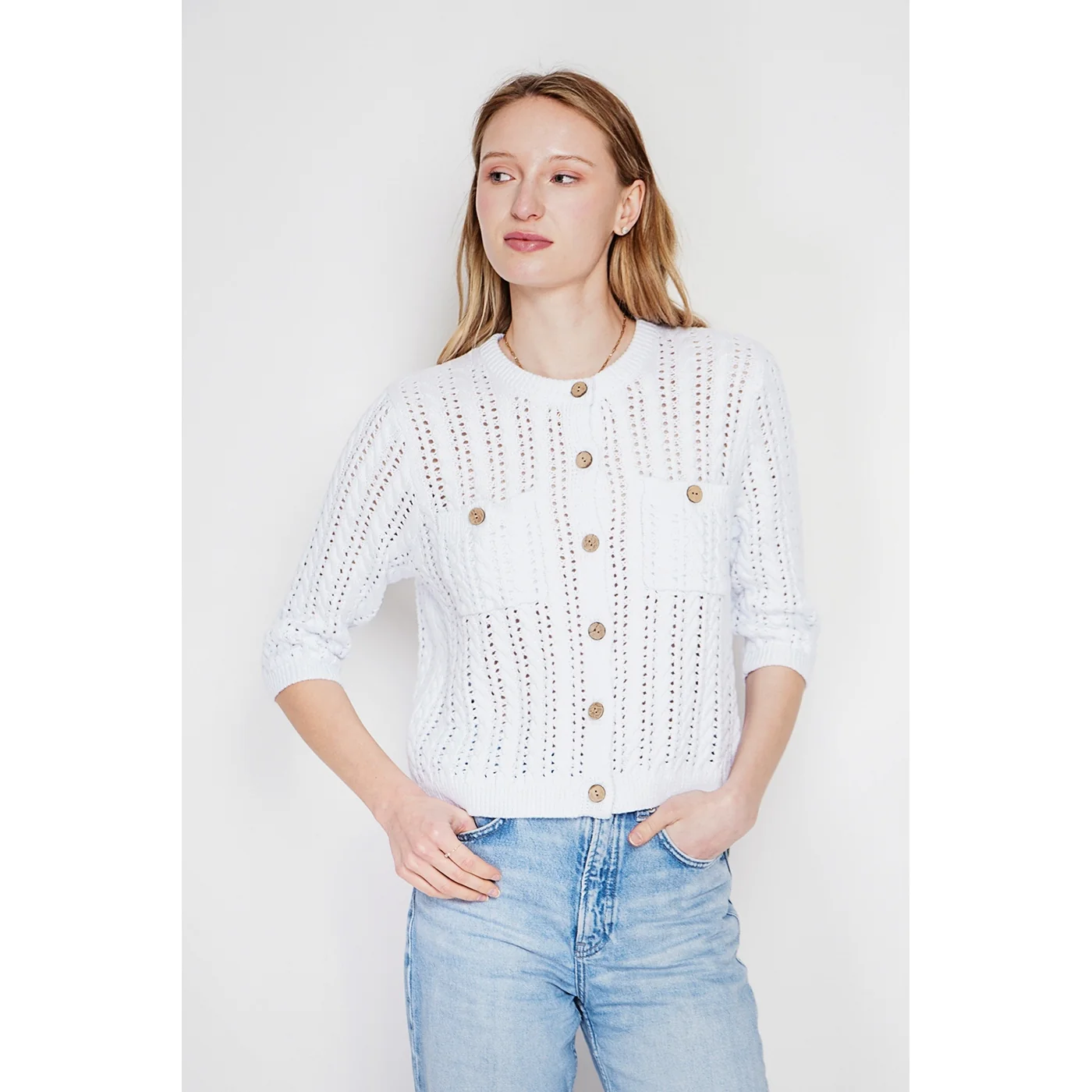 Gilet - Blanc - Image 6