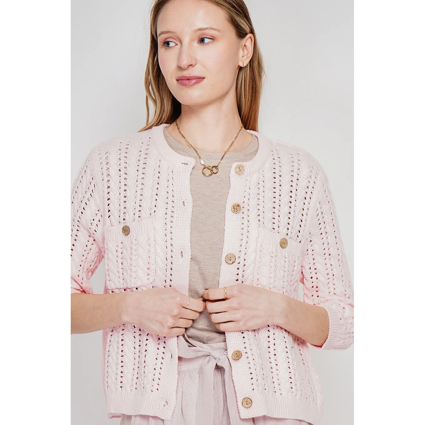 Gilet - Rose Clair - Image 4