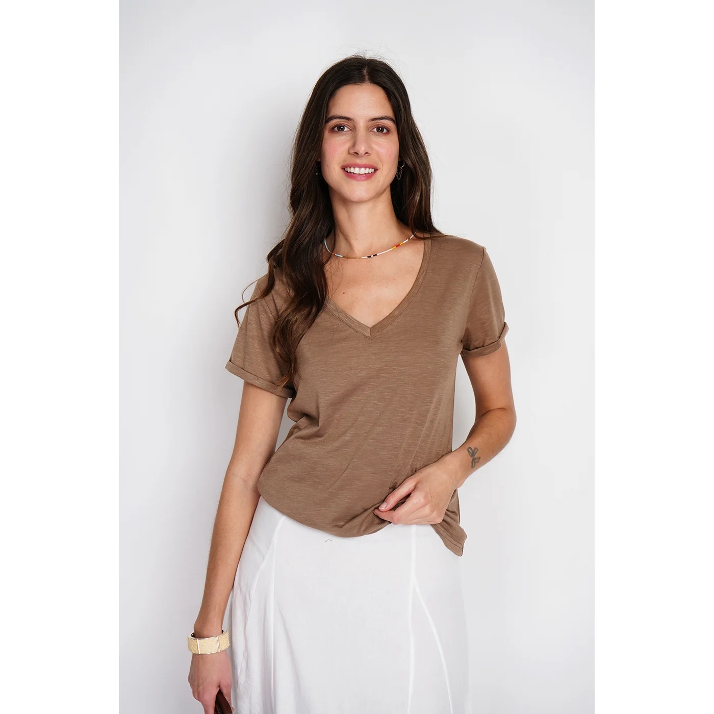 T-Shirt - Marron - Image 3