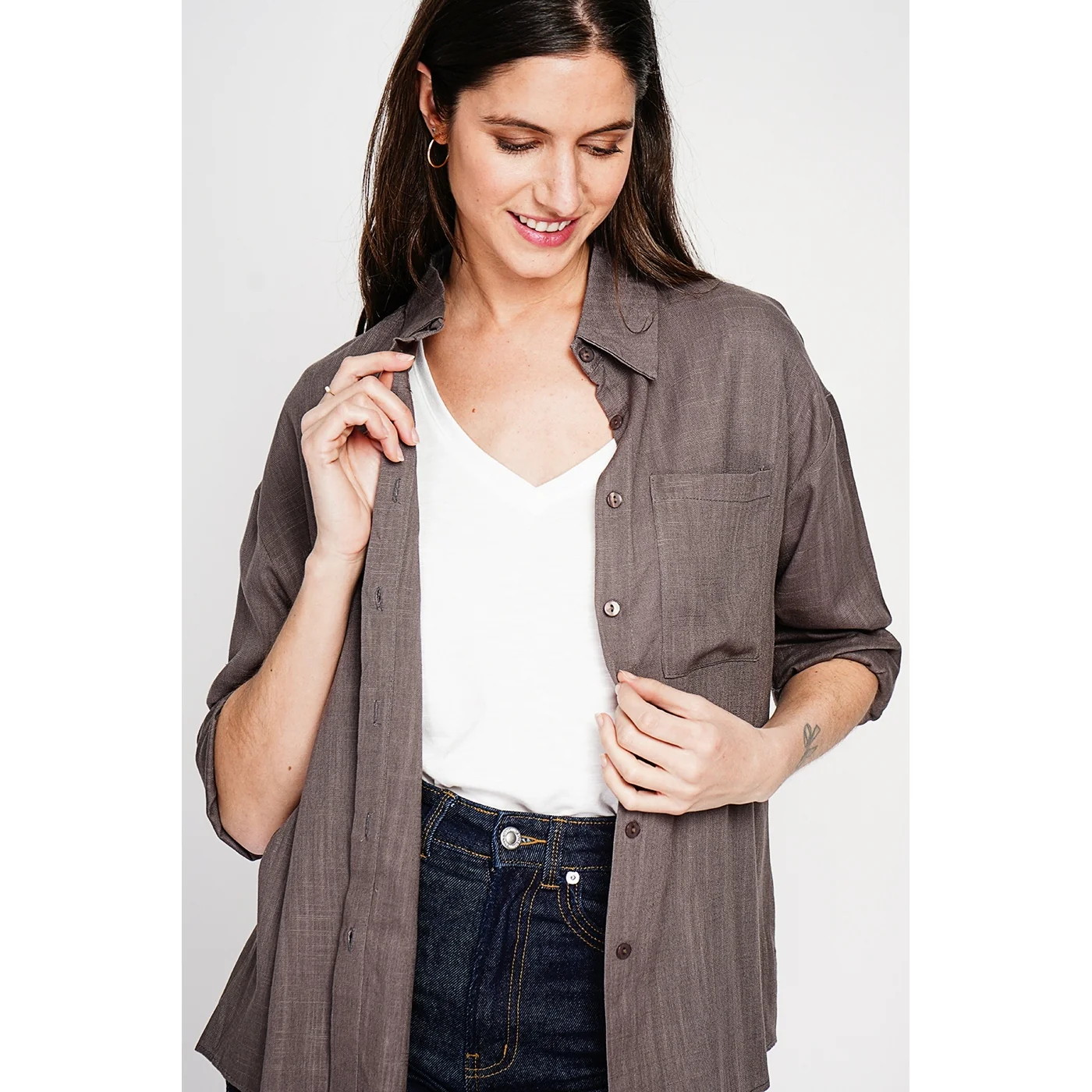Chemise - Cacao - Image 5