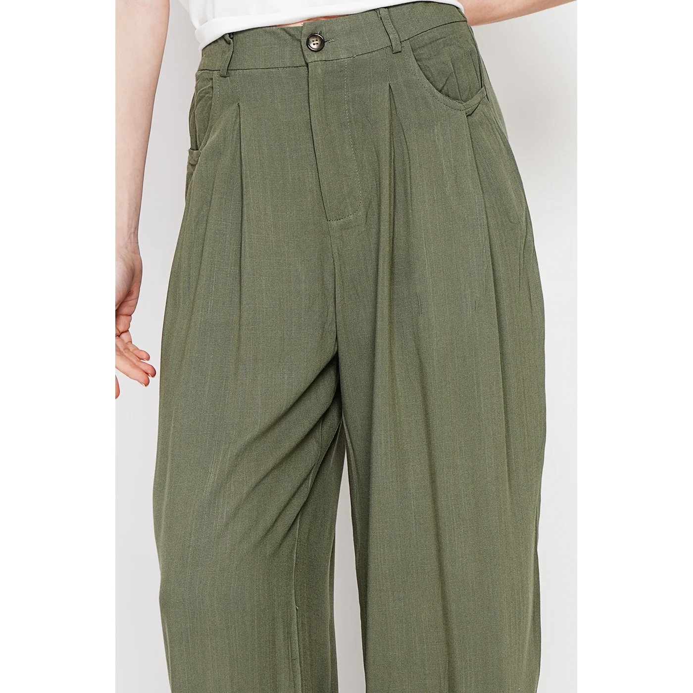 Pantalon - Kaki - Image 3