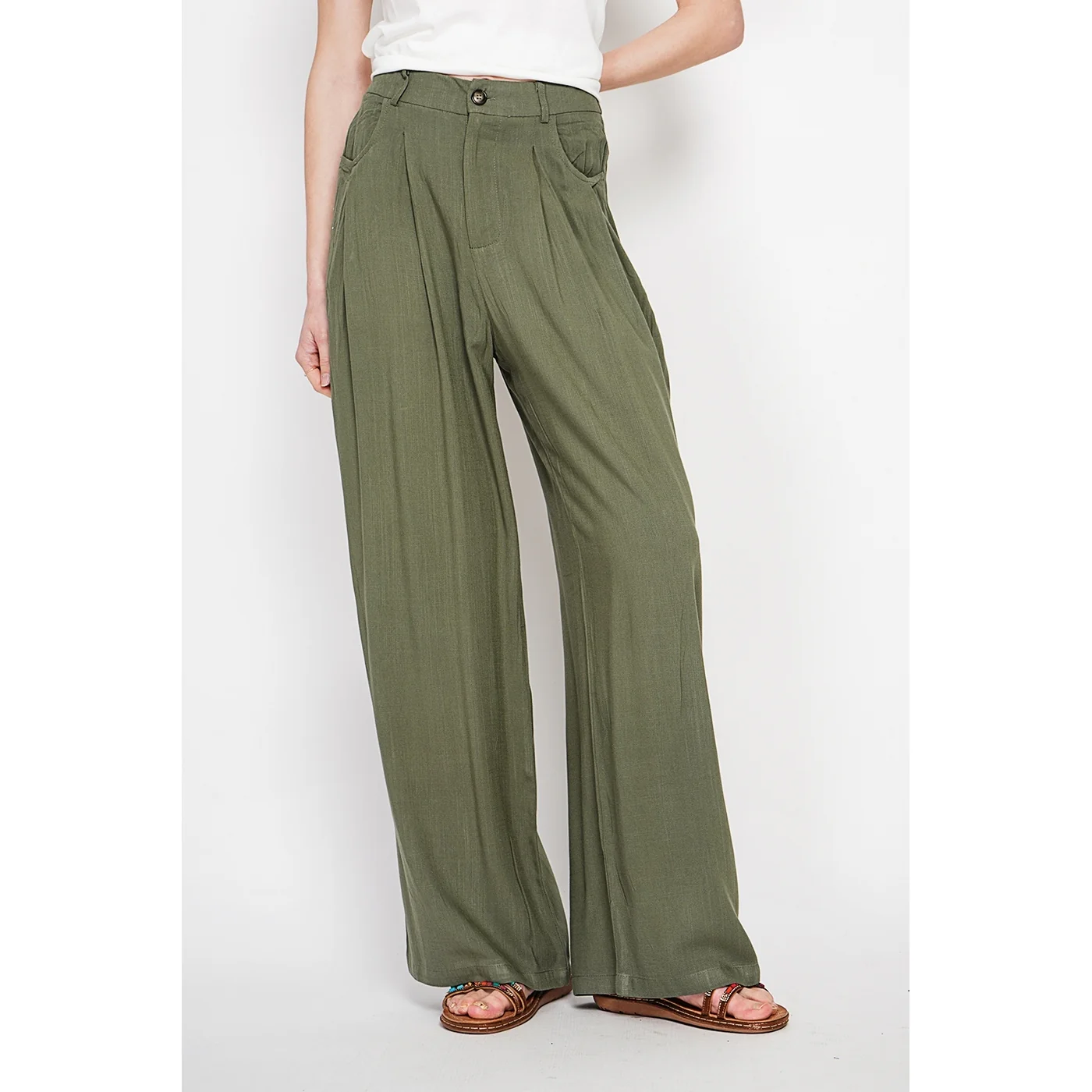 Pantalon - Kaki - Image 4