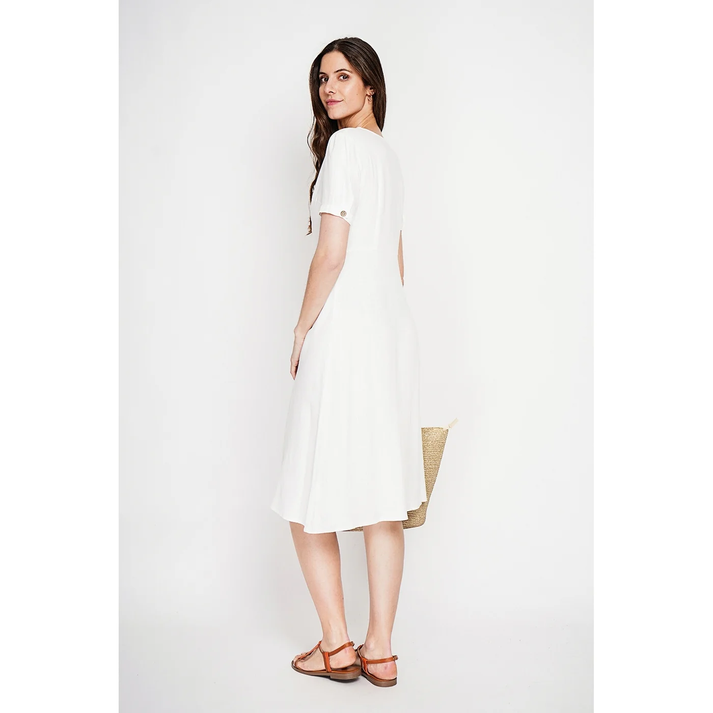 Robe - Blanc - Image 3
