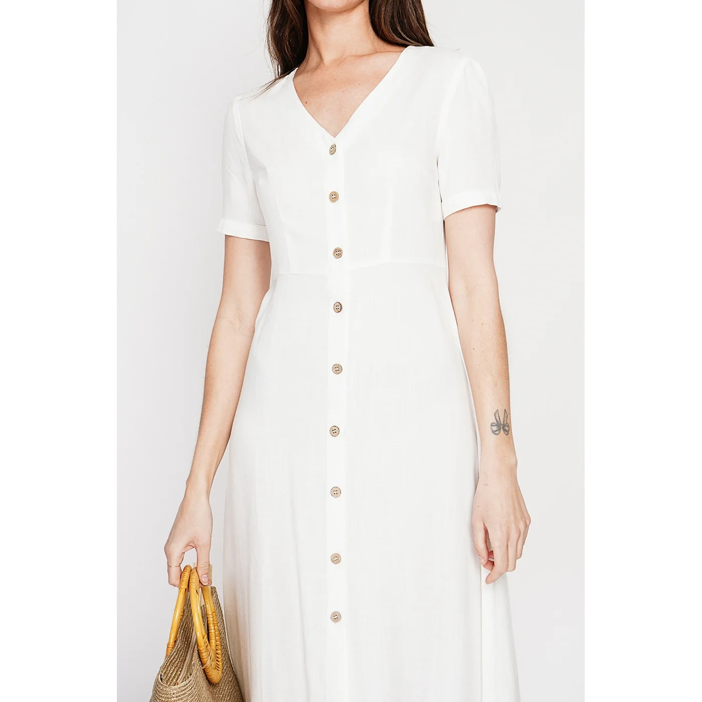 Robe - Blanc - Image 4