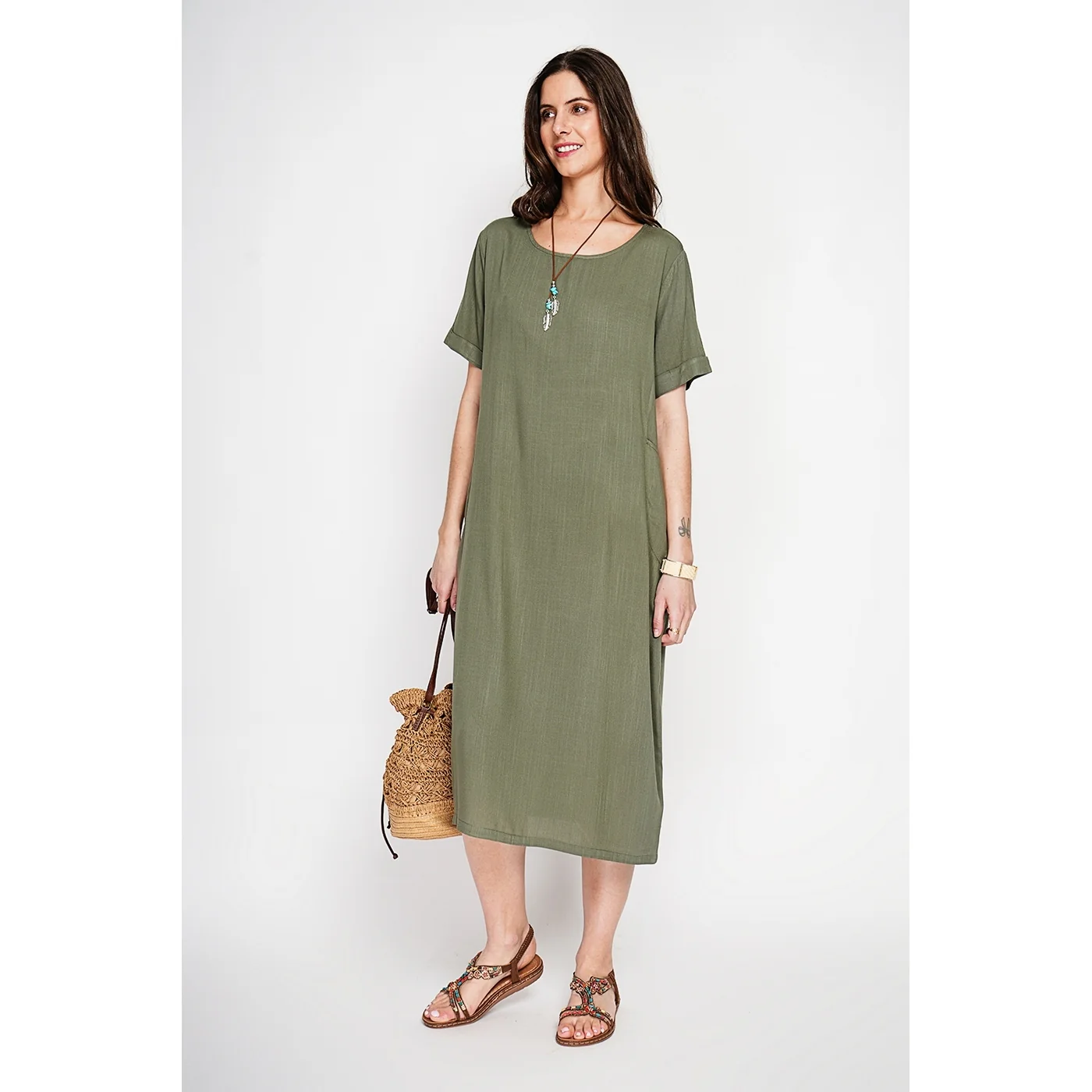 Robe - Kaki - Image 2
