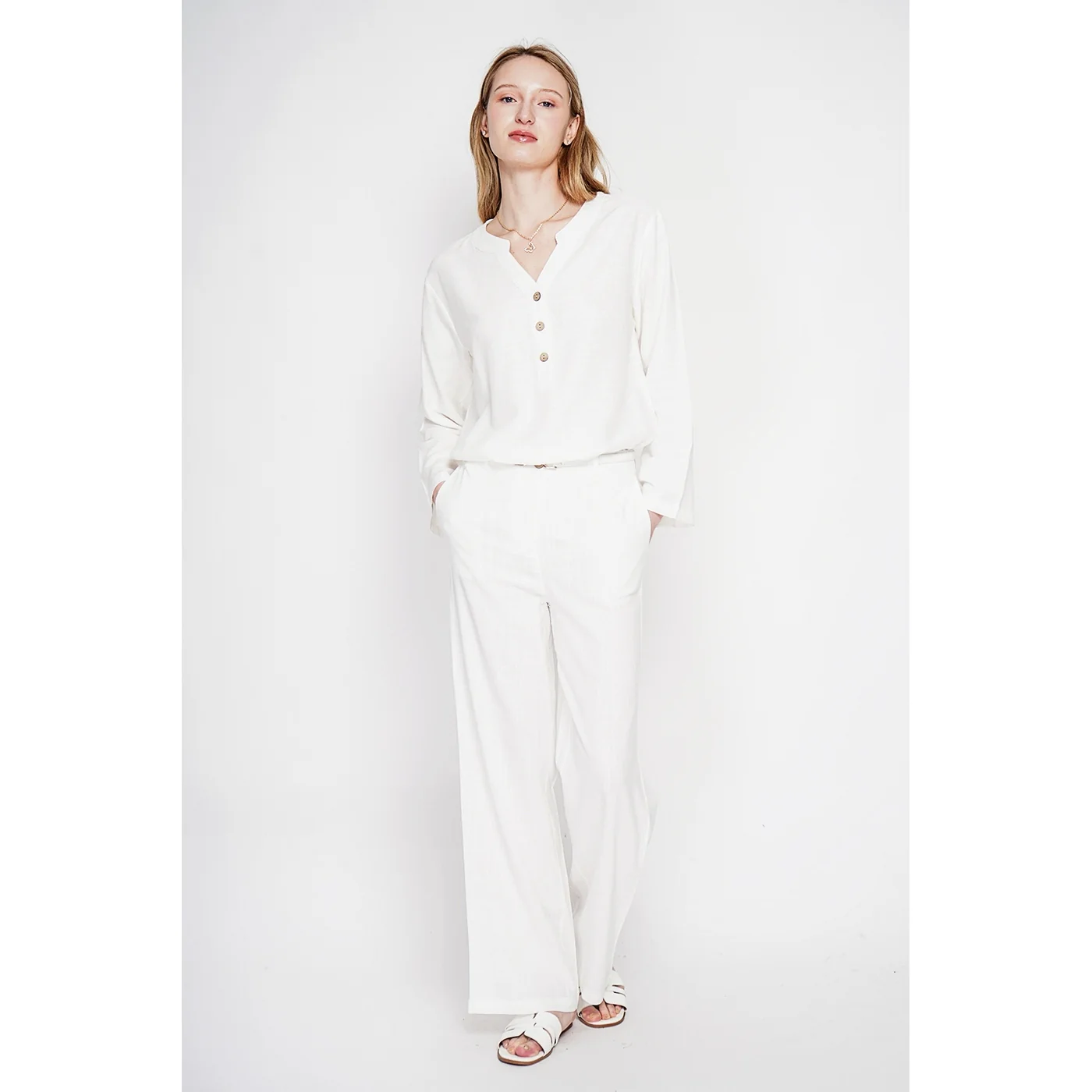 Tunique - Blanc - Image 4