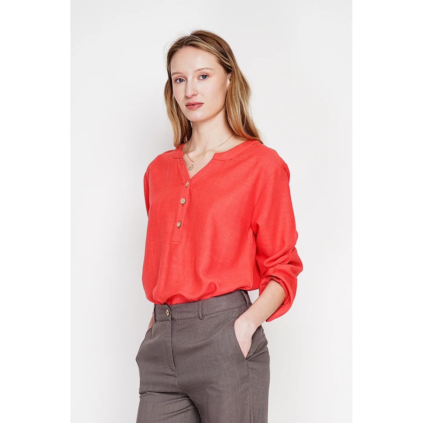 Tunique - Rouge - Image 2