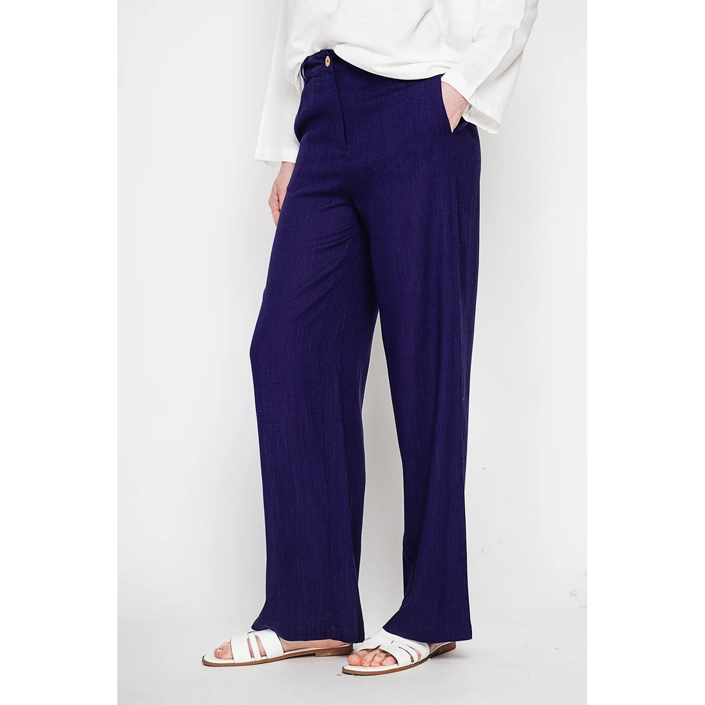 Pantalon - Marine - Image 3