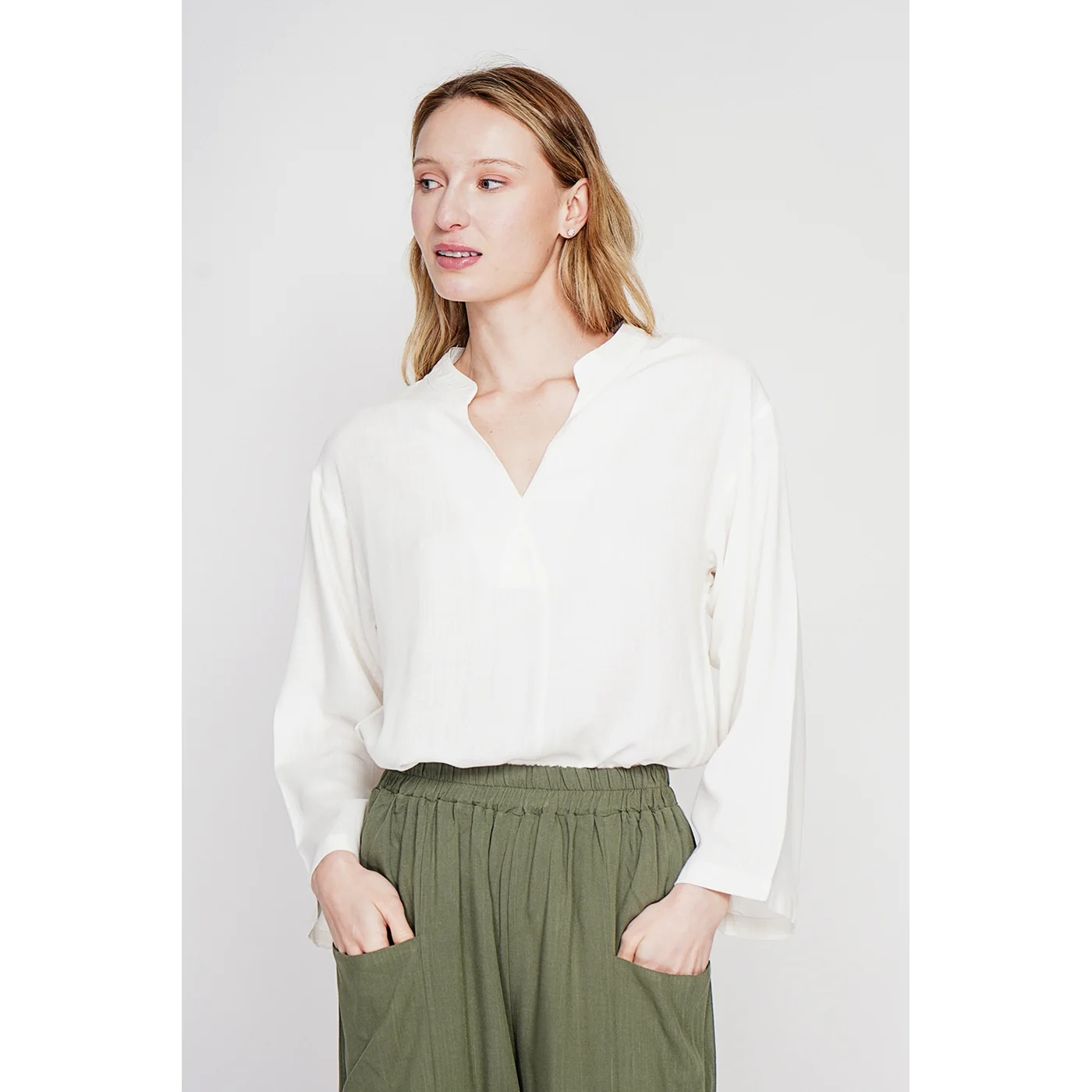 Blouse - Blanc - Image 2
