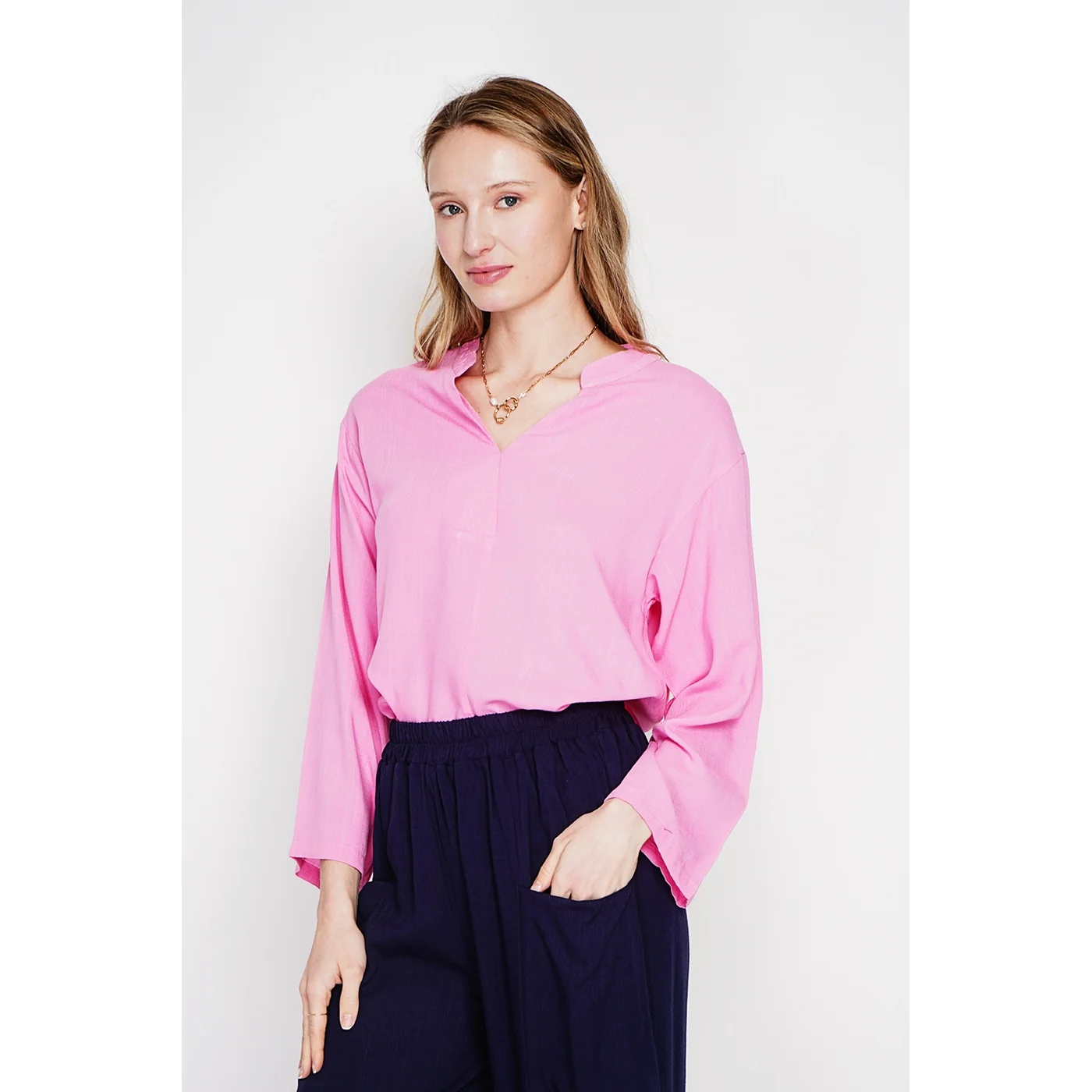 Blouse - Fushia - Image 2