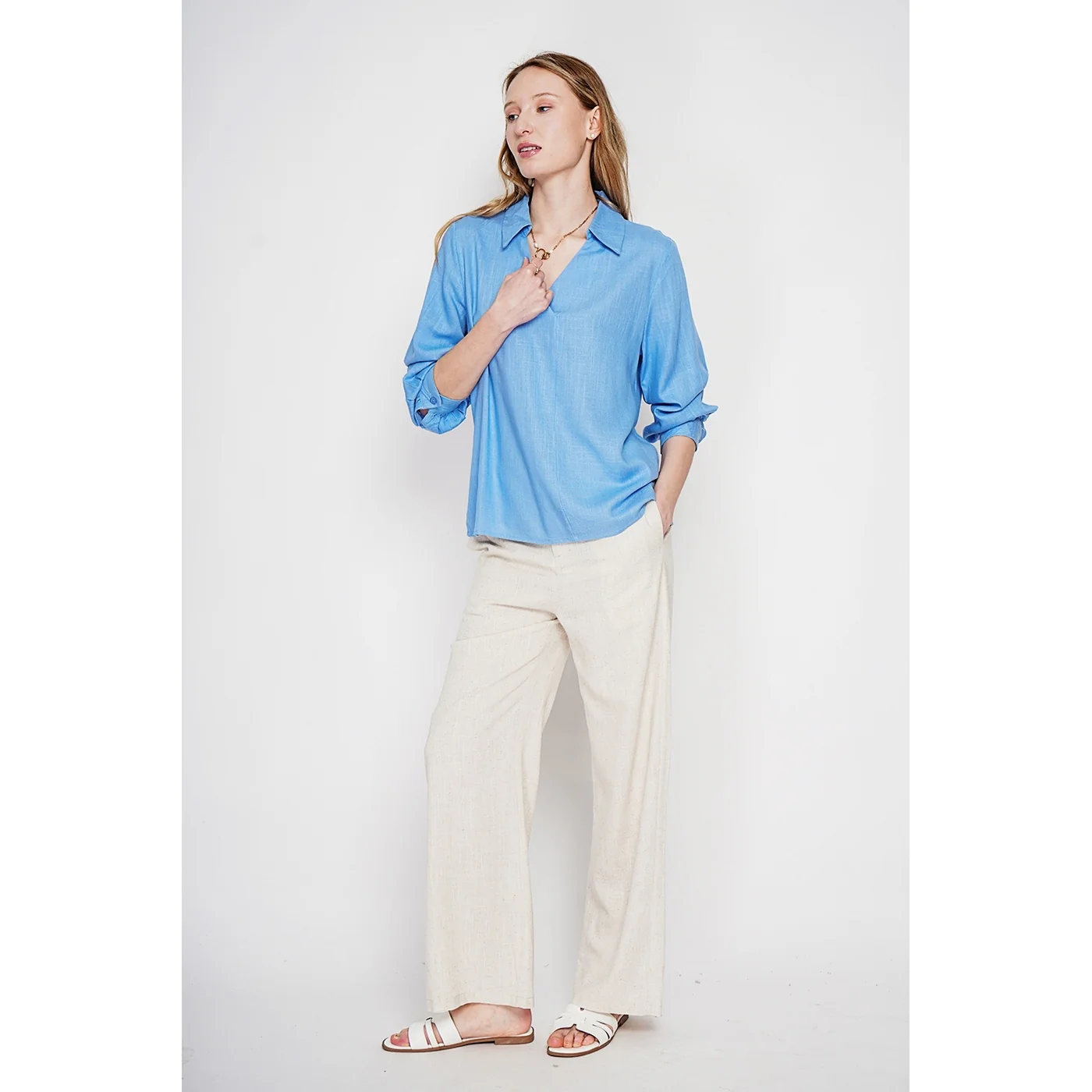 Blouse - Azur - Image 2