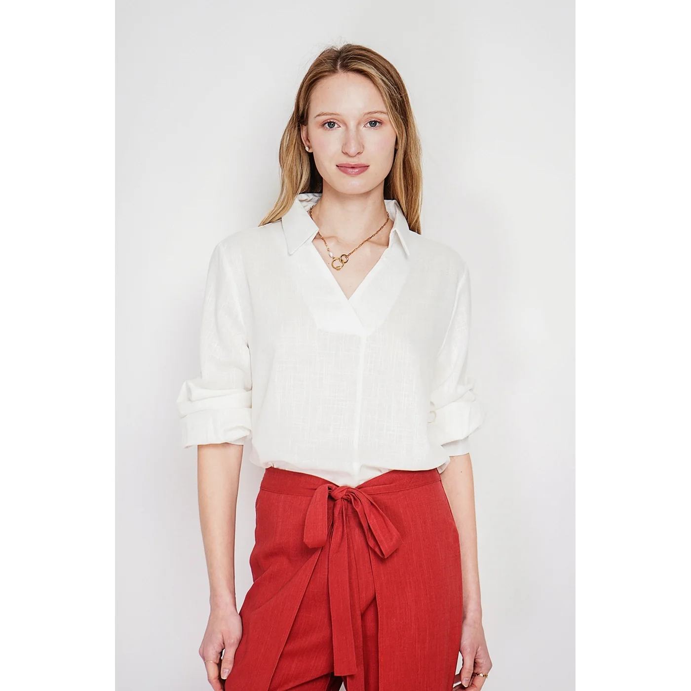 Blouse - Blanc - Image 5