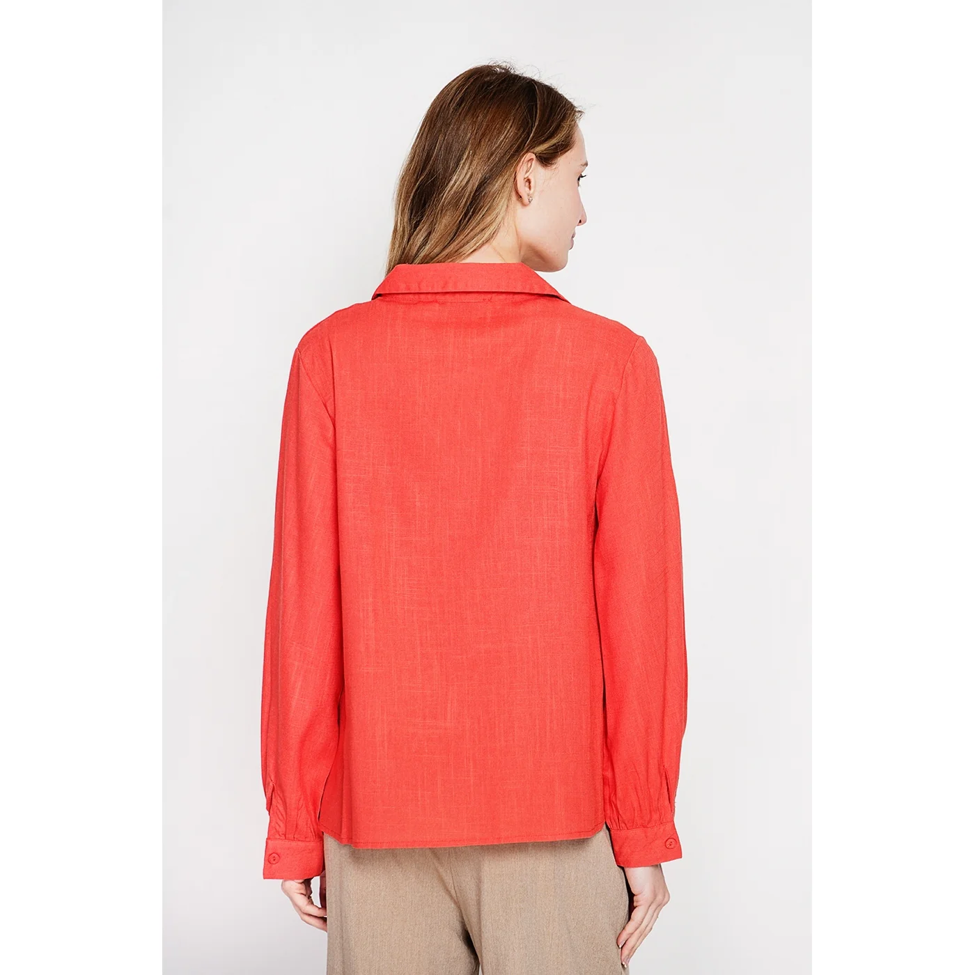 Blouse - Rouge - Image 5