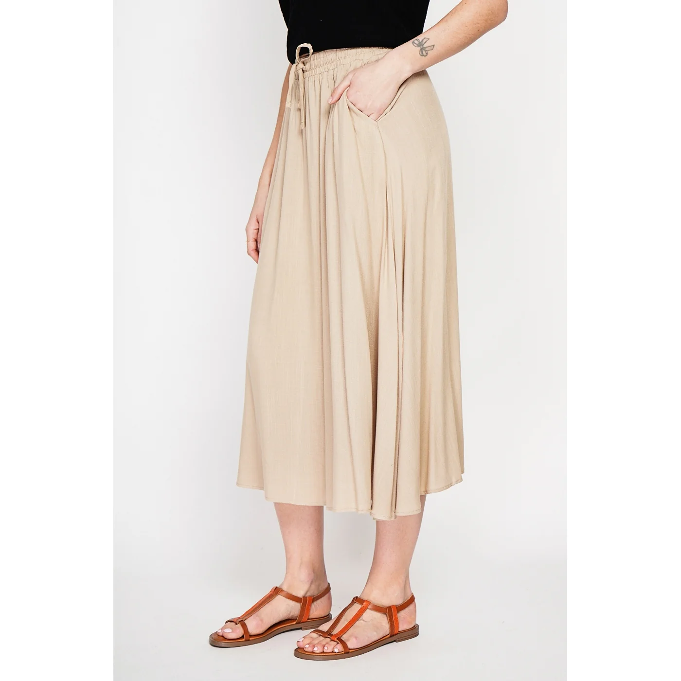 Jupe - Camel - Image 3
