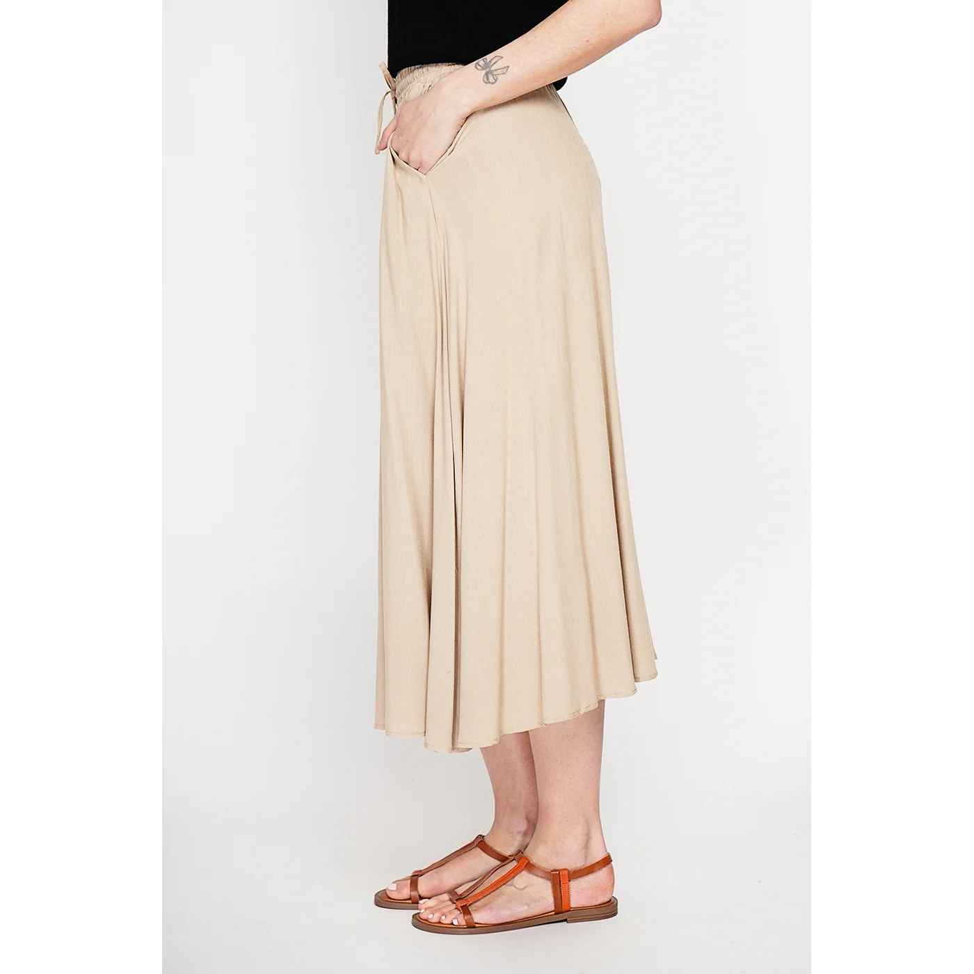 Jupe - Camel - Image 4