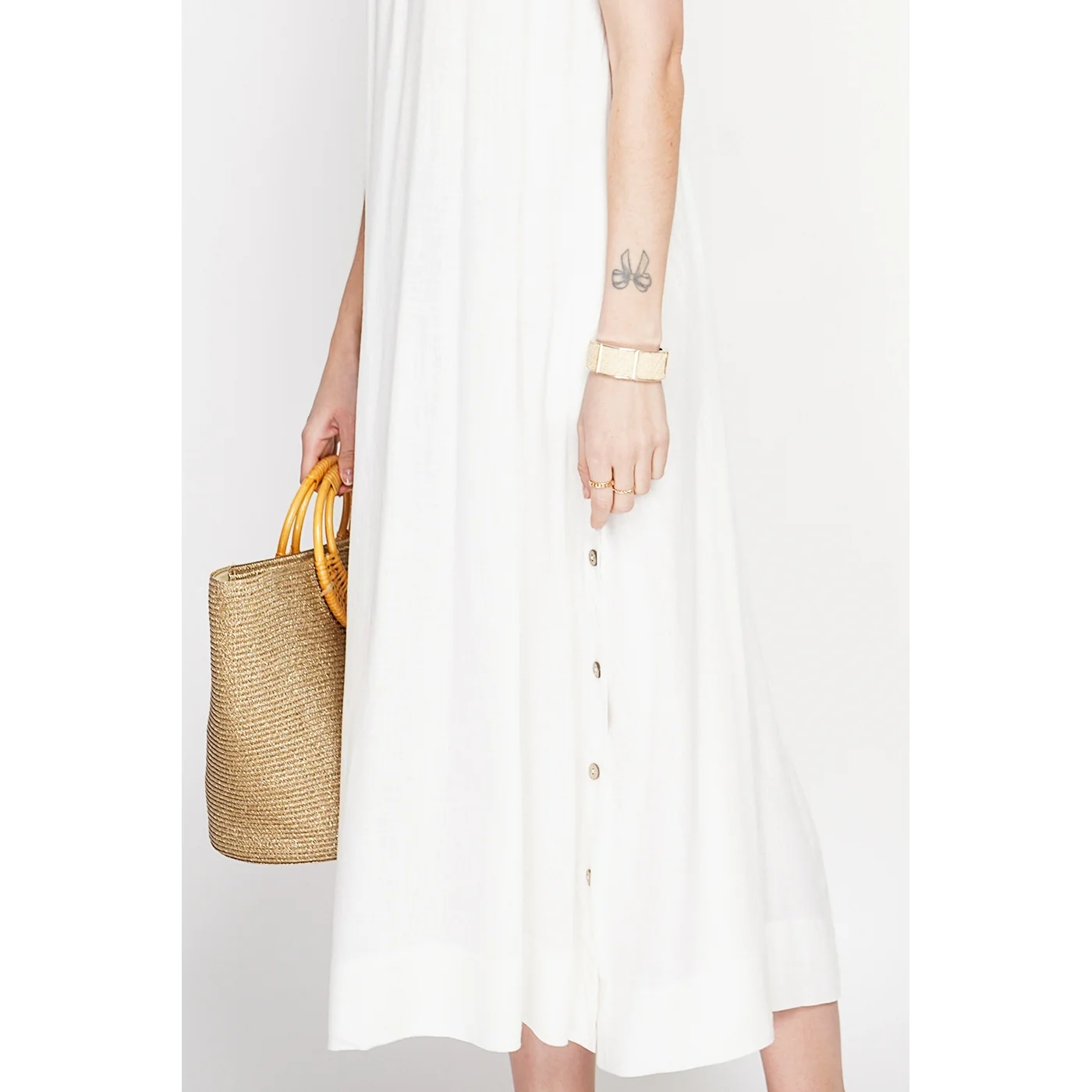 Robe - Blanc - Image 4