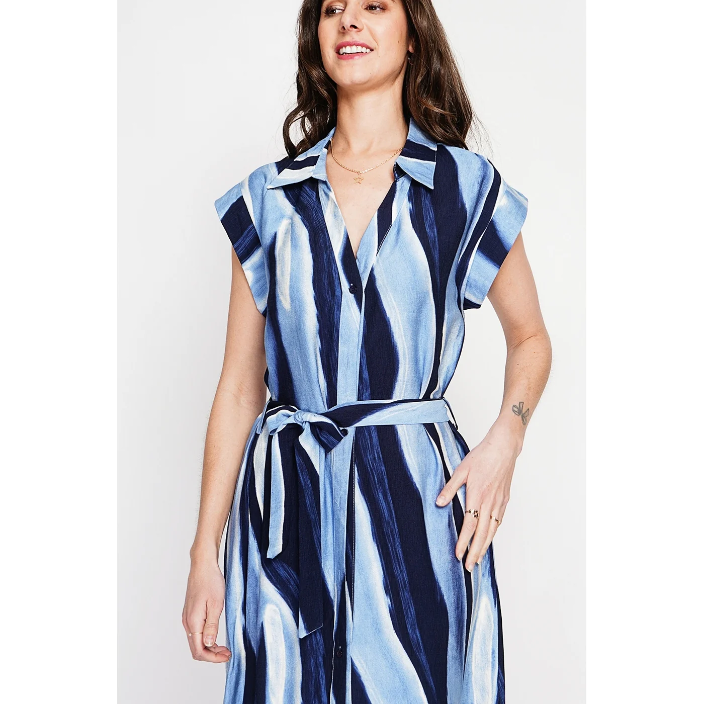 Robe - Bleu Jeans - Image 3