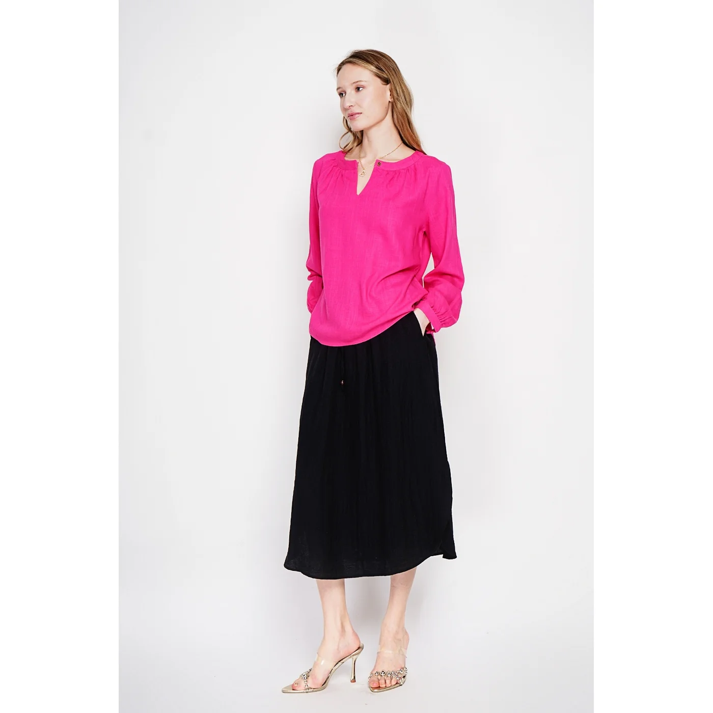 Blouse - Fushia - Image 3