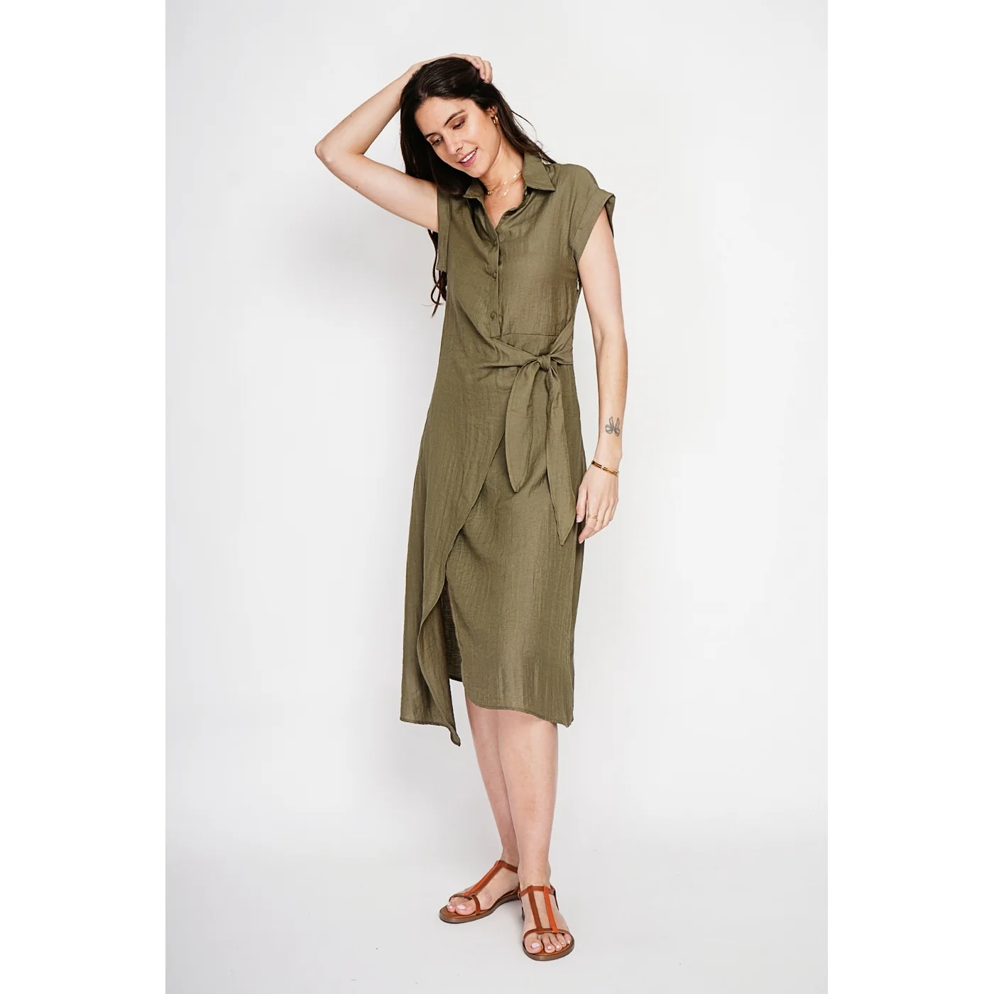 Robe - Kaki - Image 2