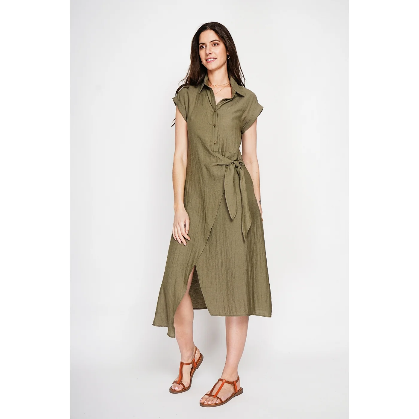 Robe - Kaki - Image 3