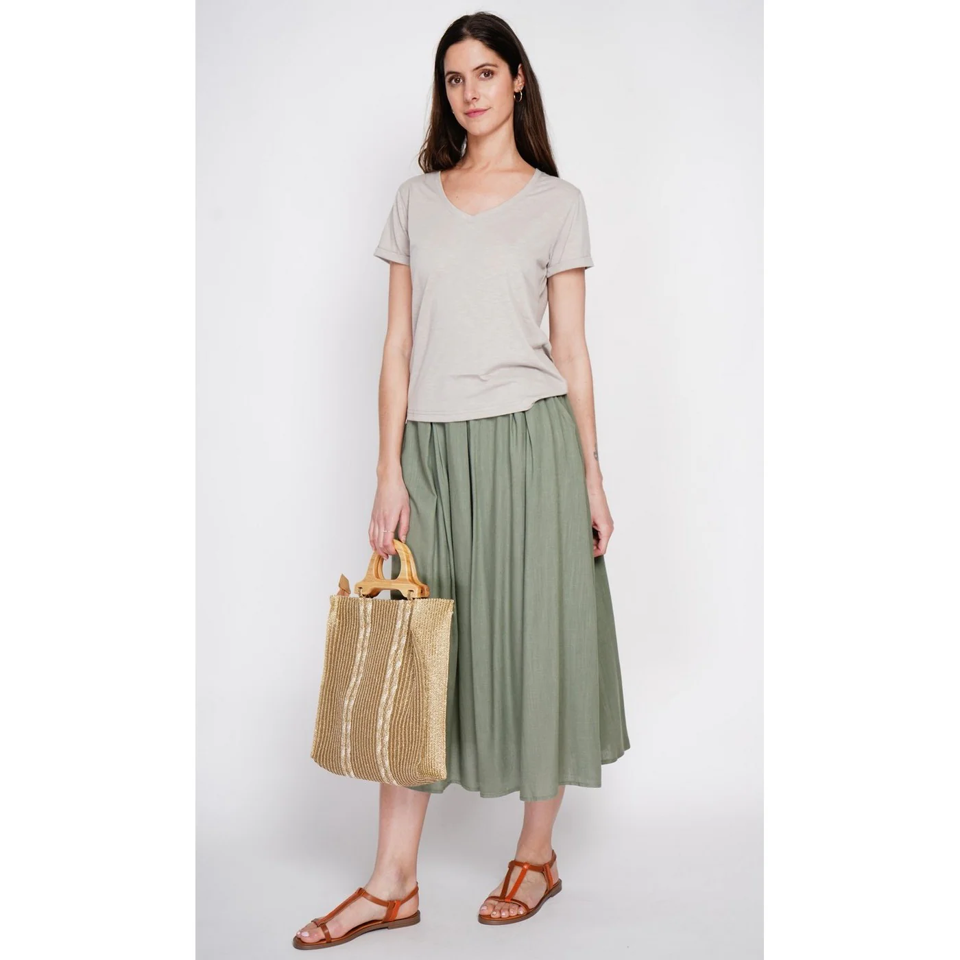 Jupe - Kaki Claire - Image 4