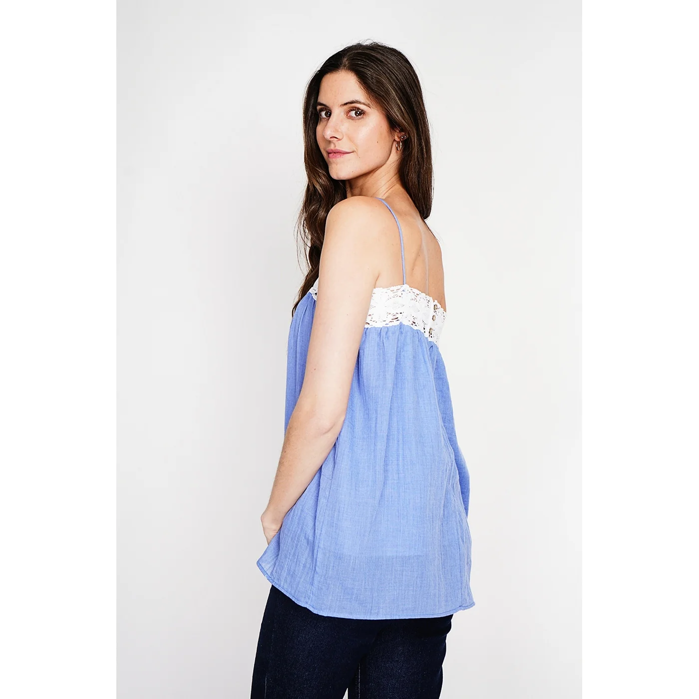 Top Bretelle - Azur - Image 3