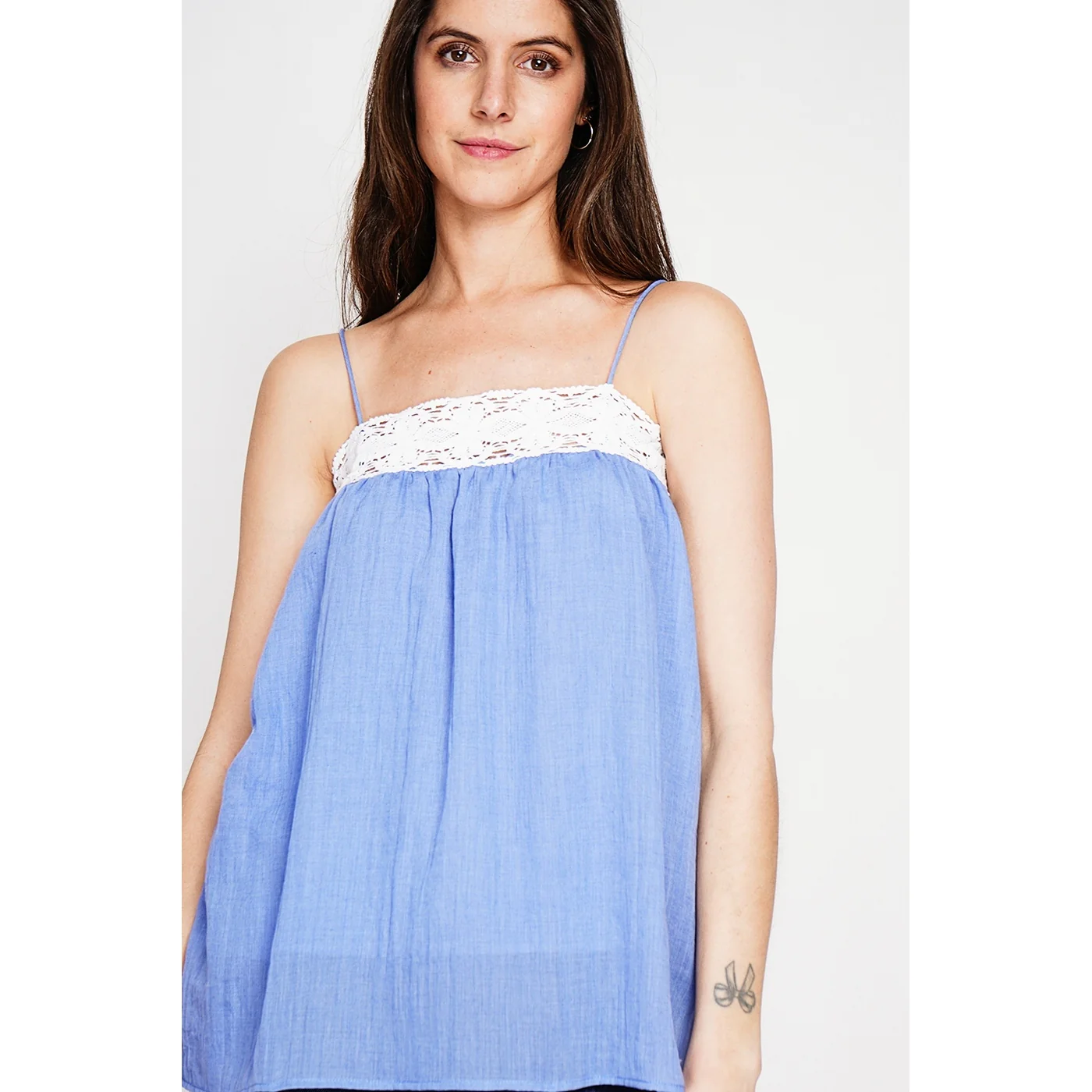 Top Bretelle - Azur - Image 4