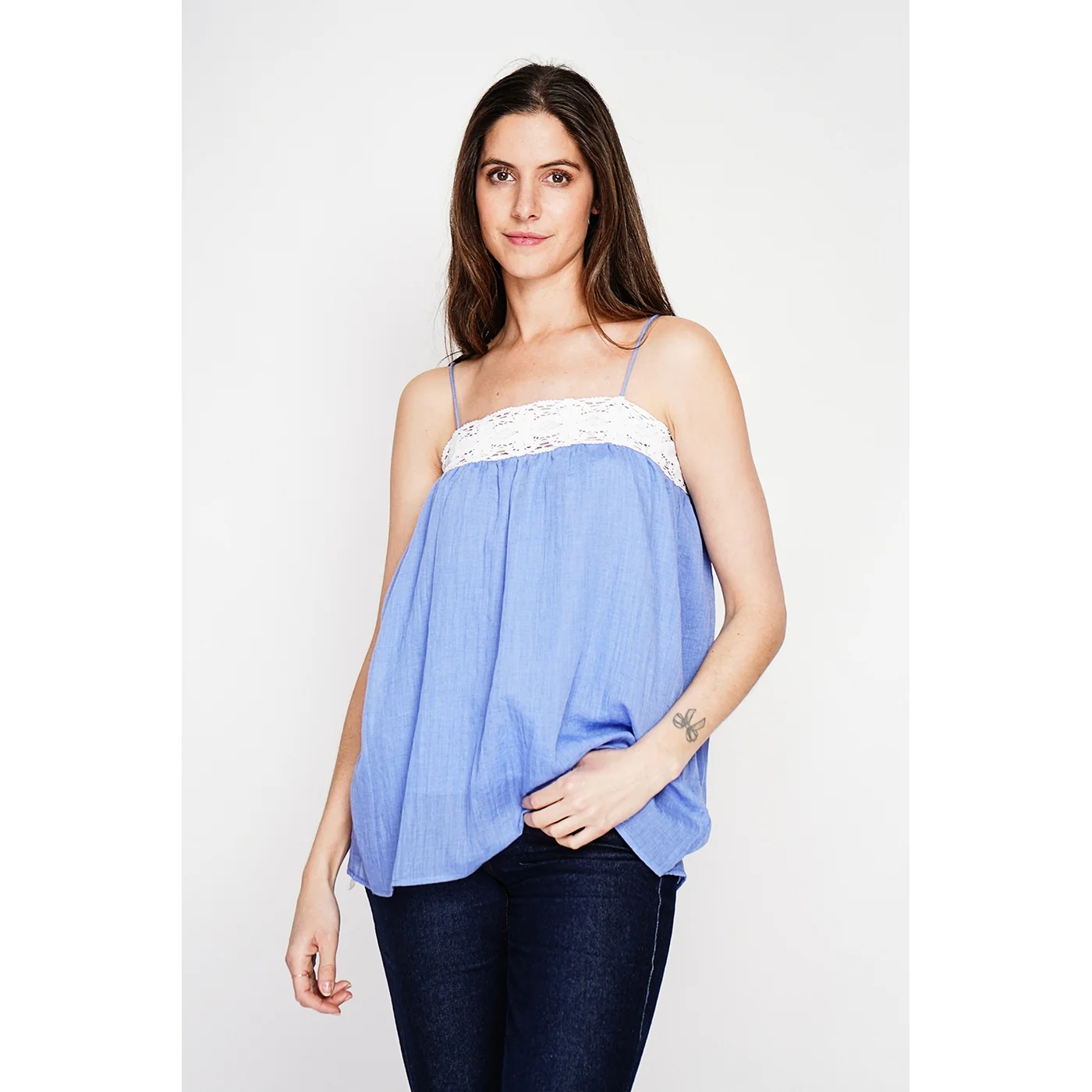 Top Bretelle - Azur - Image 5