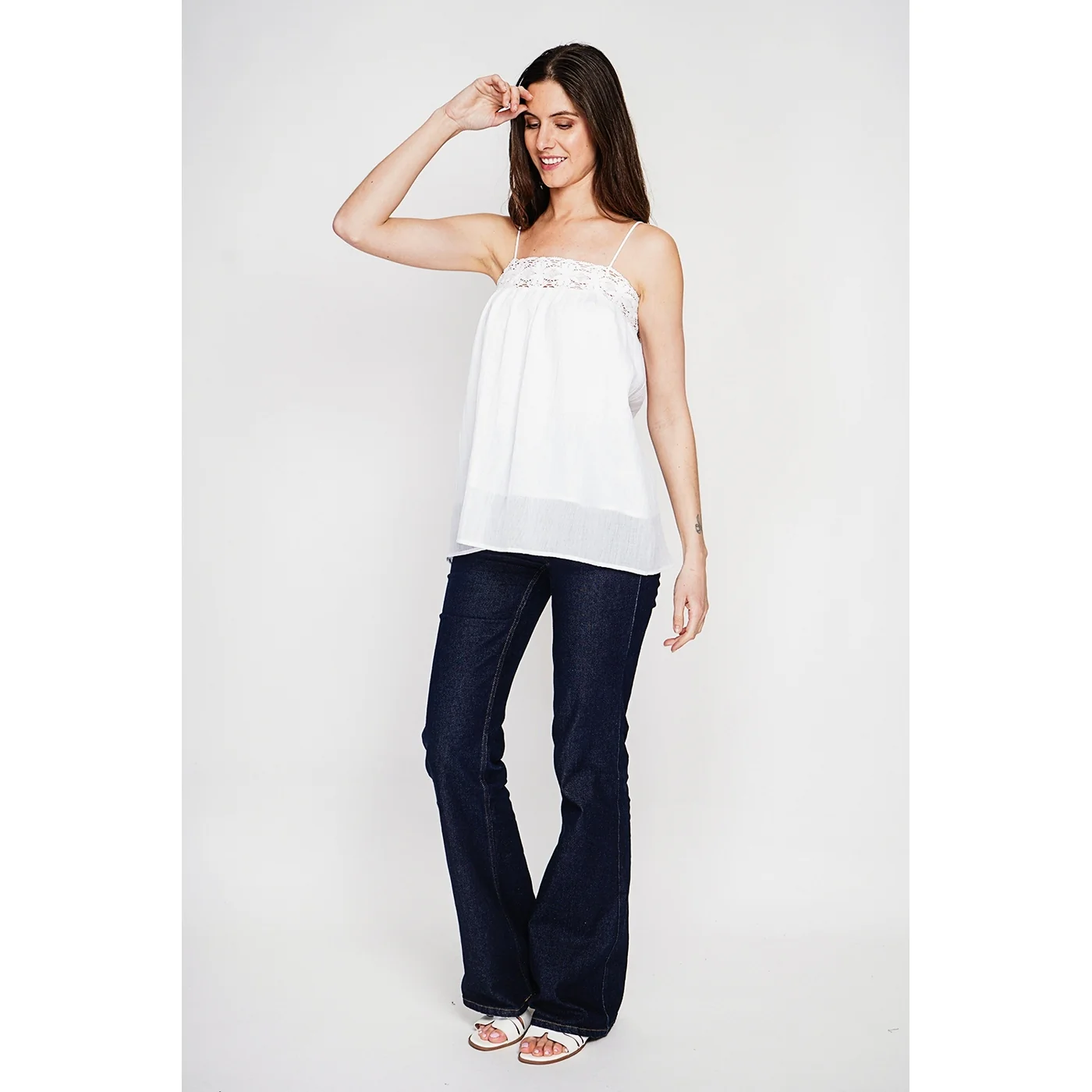 Top Bretelle - Blanc - Image 5