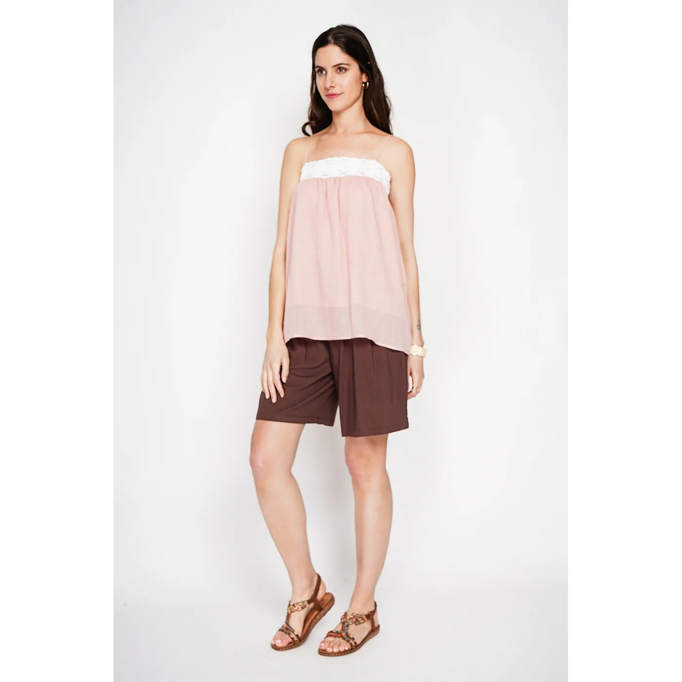 Top Bretelle - Rose Opaline - Image 2
