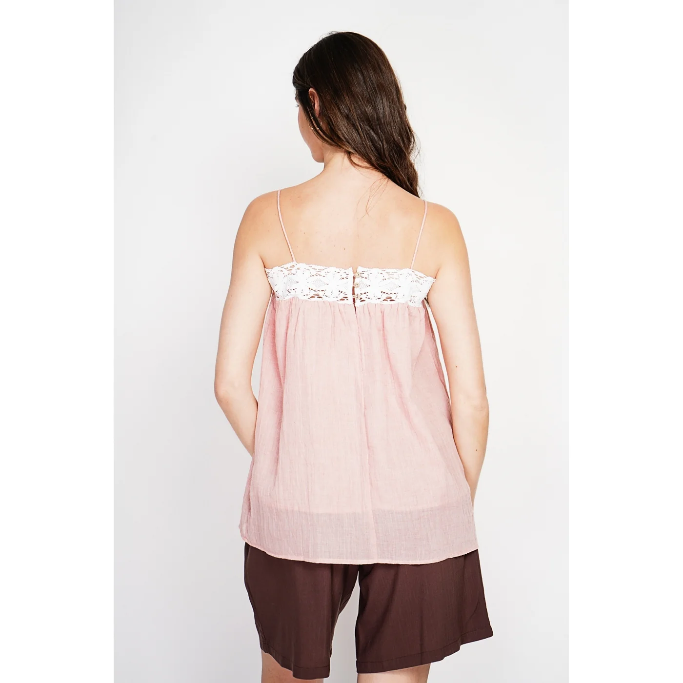 Top Bretelle - Rose Opaline - Image 3