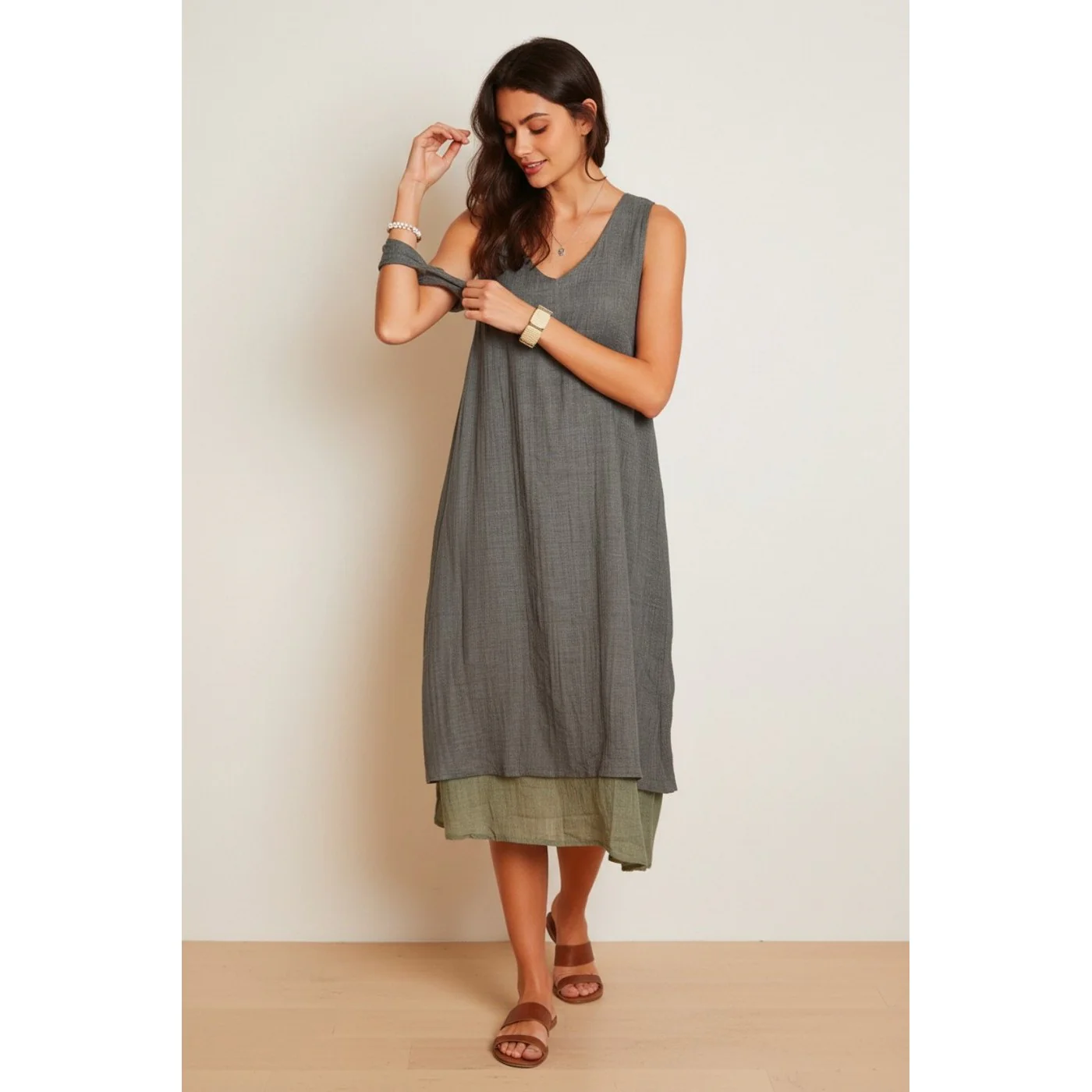 Robe - Kaki - Image 4