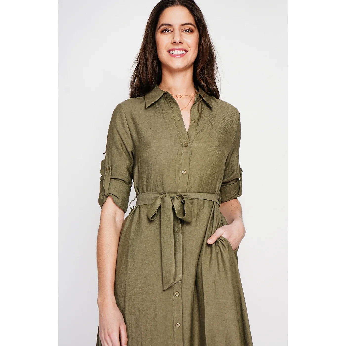 Robe - Kaki - Image 3