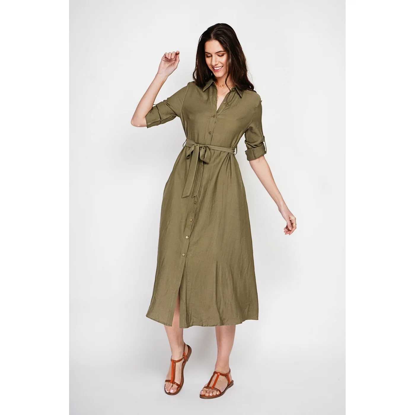Robe - Kaki - Image 5