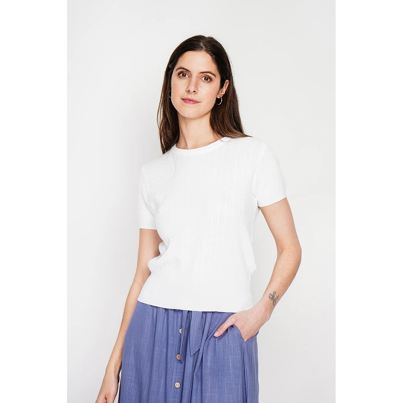 Pull - Blanc - Image 5