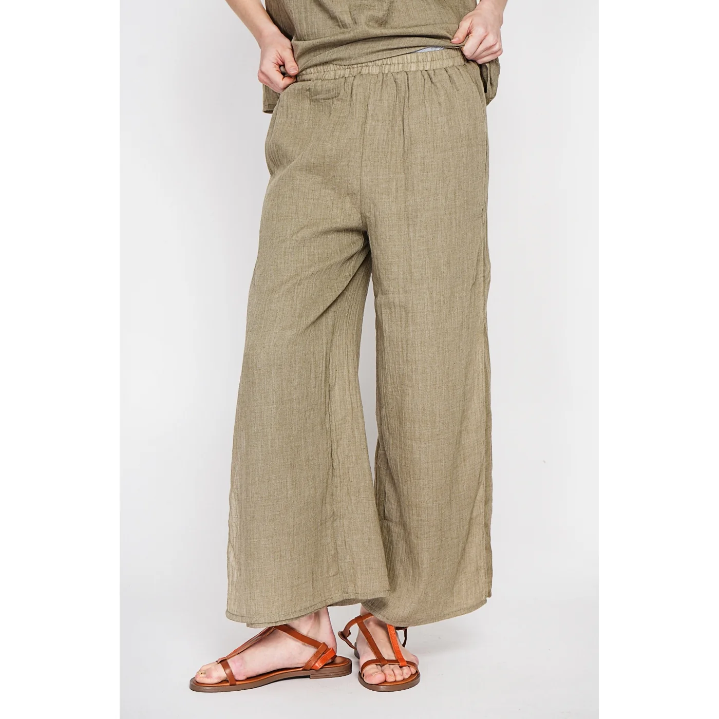 Pantalon - Kaki - Image 4