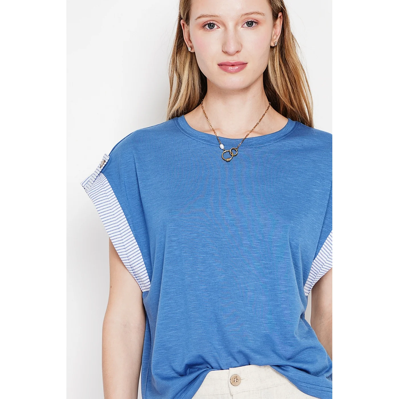T-Shirt - Bleu Jeans - Image 5